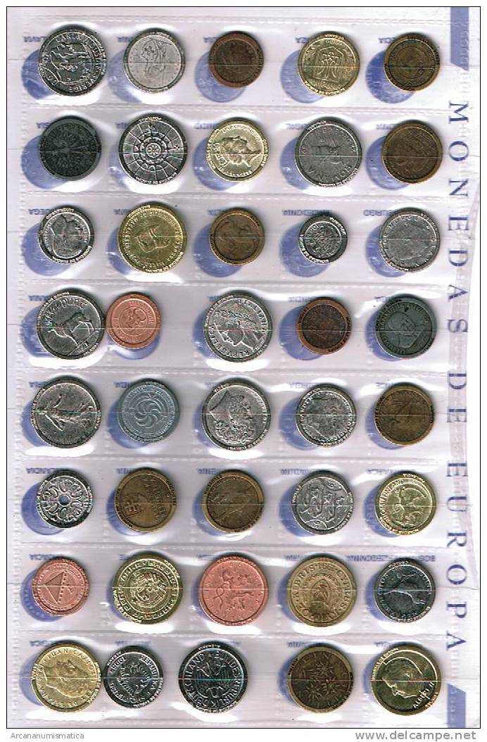 MONEDAS DE EUROPA  Colección Completa   DL-1485 - Andere - Europa