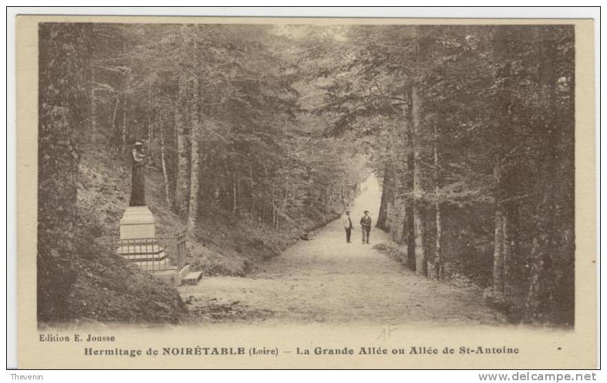 NOIRETABLE   LA GRANDE ALLEE OU ALLEE SAINT ANTOINE - Noiretable