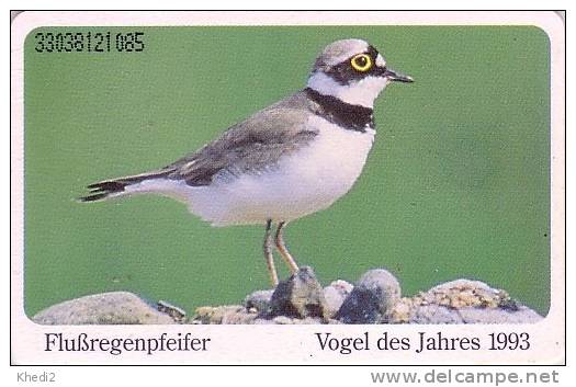 Télécarte à Puce Allemagne - ANIMAL - OISEAU PLUVIER - PLOVER BIRD Chip GERMANY - Regenpfeifer Chip TK Vogel - 01 - O-Series : Séries Client