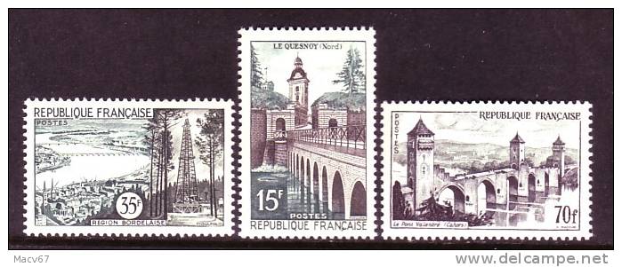 France 837-9  * - Unused Stamps