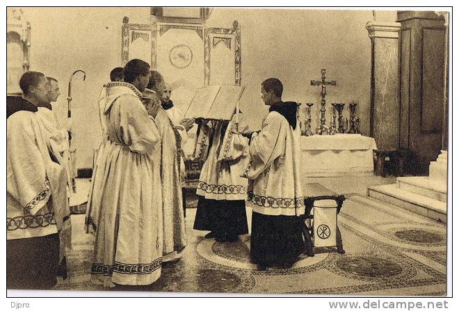 Loppem - Brugge - Les Ordinations - Abbaye De St. Andre Par Lophem (lez Bruges ) - Nr 3 De Eerste Gebeden - Zedelgem