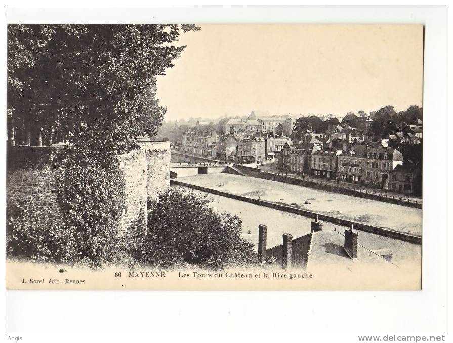 CPA----53----MAYENNE----CHATEAU----TOURS - Mayenne