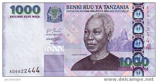 TANZANIE   1 000 Shillings   Non Daté (2003)   Pick 36     ***** BILLET  NEUF ***** - Tanzanie