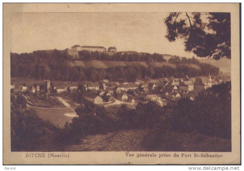 BITCHE - Vue Générale Prise Du Fort Saint-Sébastien - - Bitche