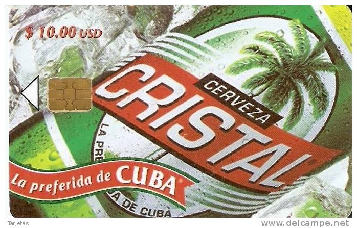 TARJETA DE CUBA DE CERVEZA  CRISTAL (BEER) - Alimentación