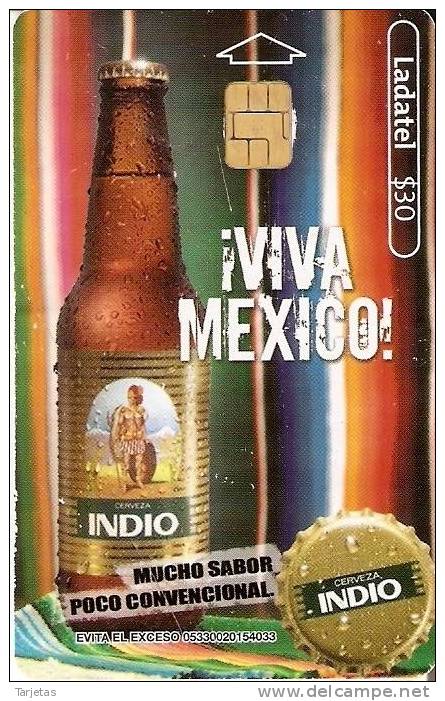 TARJETA DE MEXICO DE CERVEZA INDIO BOTELLA (BEER) - Alimentación