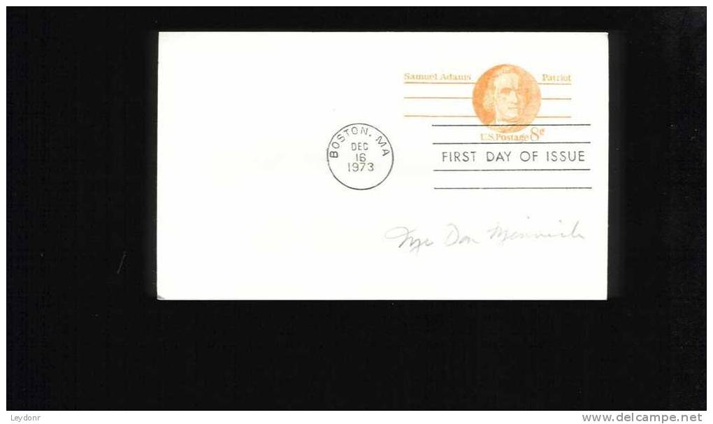 Samuel Adams - Postal Card 1973 - 1971-1980