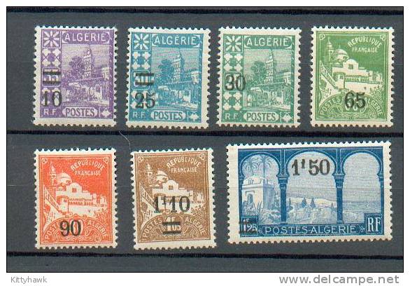 ALG 134 - YT 71 à 77 * - Unused Stamps