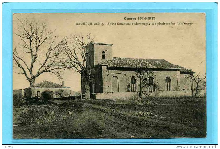 B - 54 - MAMET - église - Autres & Non Classés