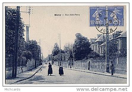 CPA 60 MOUY - Rue Jules Ferry - Mouy