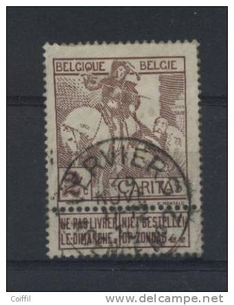 85 Met Postagentschap Stempel VERVIERS / AGENCE N° 2 - 1910-1911 Caritas