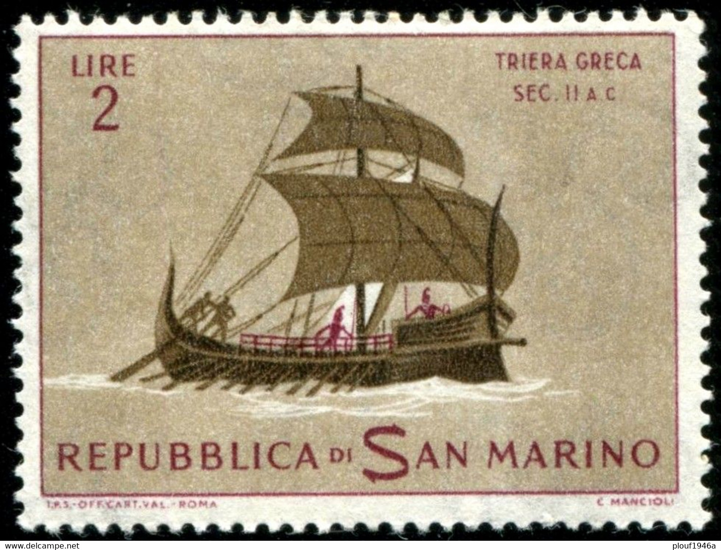 Pays : 421 (Saint-Marin)  Yvert Et Tellier N° :  574 (*) - Unused Stamps
