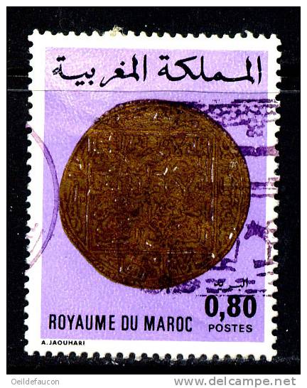 MAROC - Yvert - 854 B - Cote 2 € - Münzen