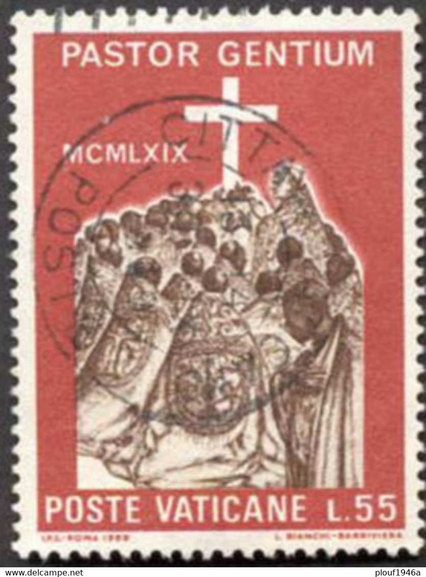 Pays : 495 (Vatican (Cité Du))  Yvert Et Tellier N° :   492 (o) - Used Stamps