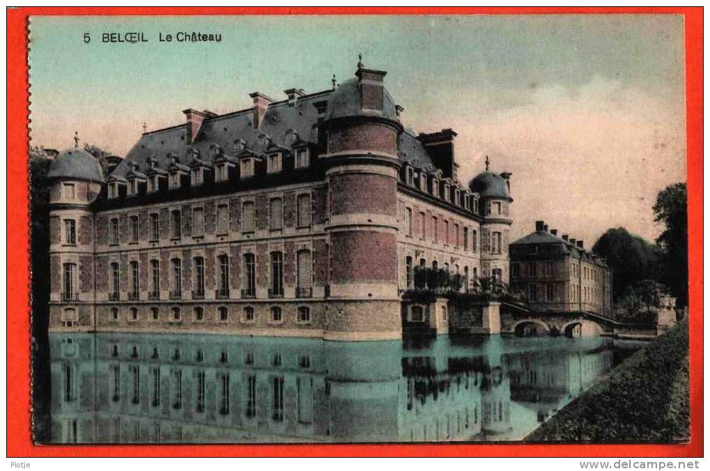 * Beloeil - Belle (Hainaut) * Près De Mons, Tournai, Le Château, Kasteel, Castle, Burcht, Canal Et Pont, Vieux - Beloeil