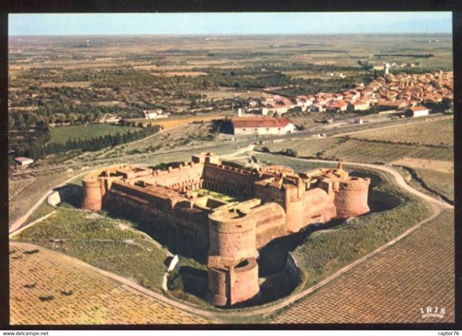 CPM Neuve 66 SALSES Le Château Vu Du Ciel - Salses