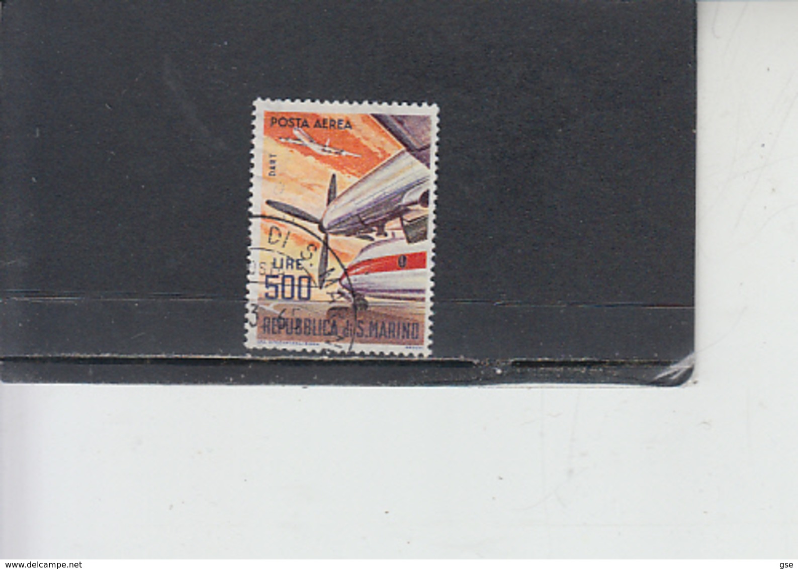 S. MARINO 1964- Sassone PA 149° - Aerei - Airmail