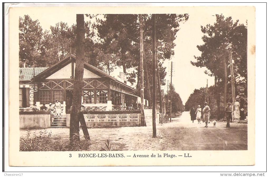 17 - RONCE-les-BAINS-lot De 2 Cartes - Restaurant De La Chaumière  Animée   Promenade Après Un Bon Repas - La Tremblade