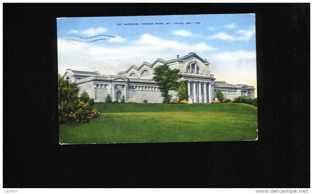 Art Museum, Forest Park, St. Louis, Missouri 1945 - St Louis – Missouri