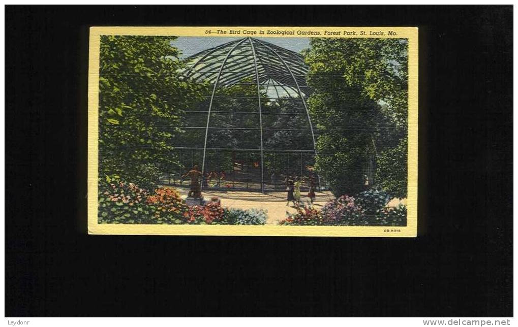 The Bird Cage In Zoological Gardens, Forest Park, St. Louis, Missouri - St Louis – Missouri