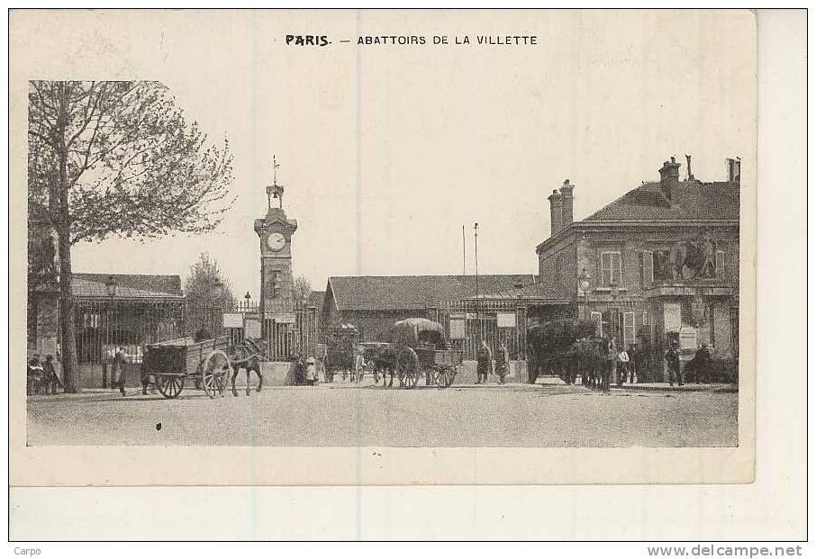 PARIS 19ème. - Les Abattoirs De La Villette. - District 19