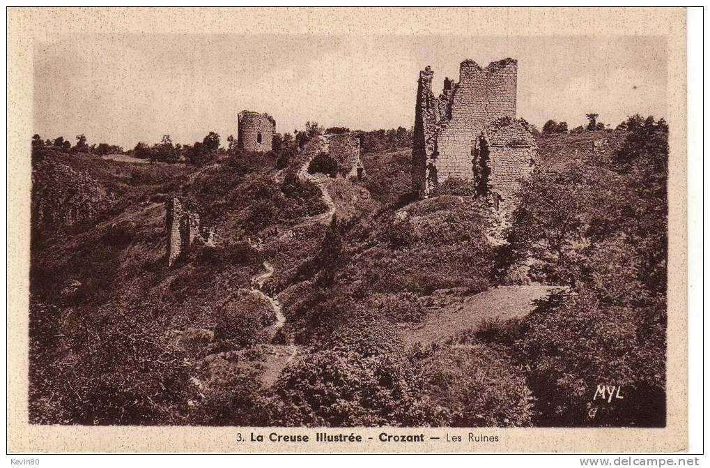23 CROZANT Les Ruines - Crozant