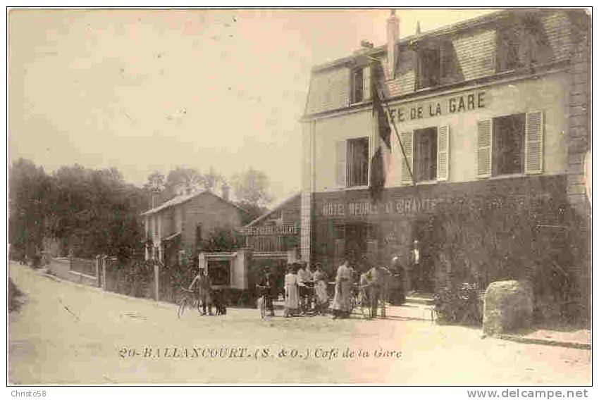 91  BALLANCOURT  Café De La Gare   Animée++ - Ballancourt Sur Essonne