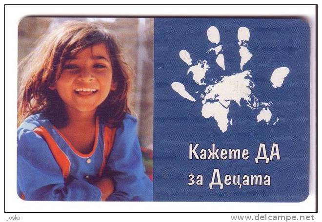 UNICEF Yes 2  ( Bulgaria - Mobika Chip Card ) - Child - Enfant - Children - Enfants - Kids - Bulgarien