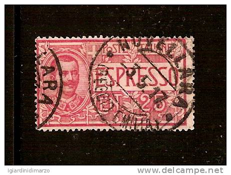 Regno D´Italia - 1903 - POSTA ESPRESSO: Valore Usato Da 25 C. Rosso - In Ottime Condizioni - DC0955. - Exprespost