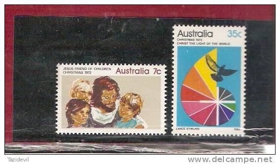 Australia - 1972 Christmas Post Office Pack. Scott 539-40. MNH - Mint Stamps