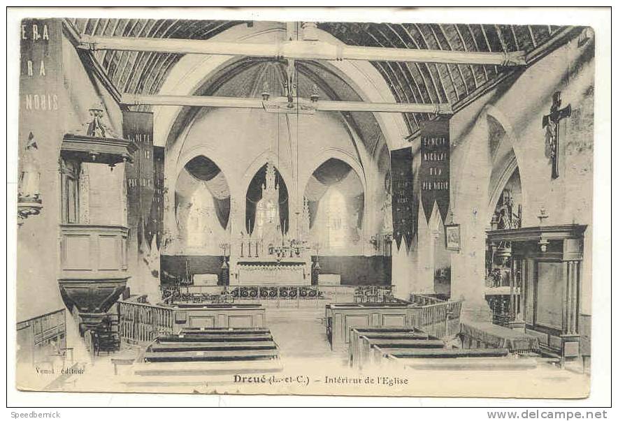 8447 Droué Intérieur De L'Eglise . Venot - Autres & Non Classés