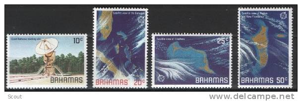 BAHAMAS - 1981 - 10 ANS D'APOLLO 11 - YT 474/477 ** - Südamerika