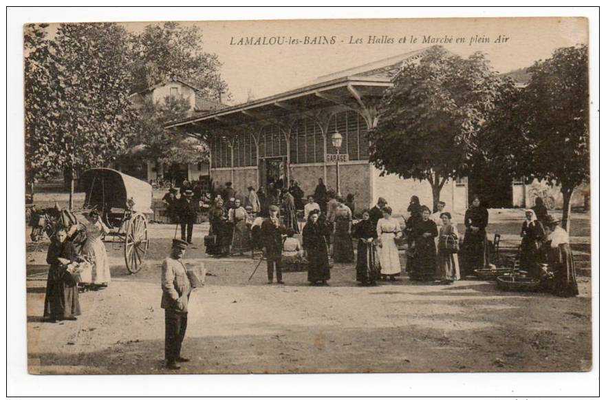 Lamalou Les Bains Les Halles Et Le Marché En Plein Air - Lamalou Les Bains