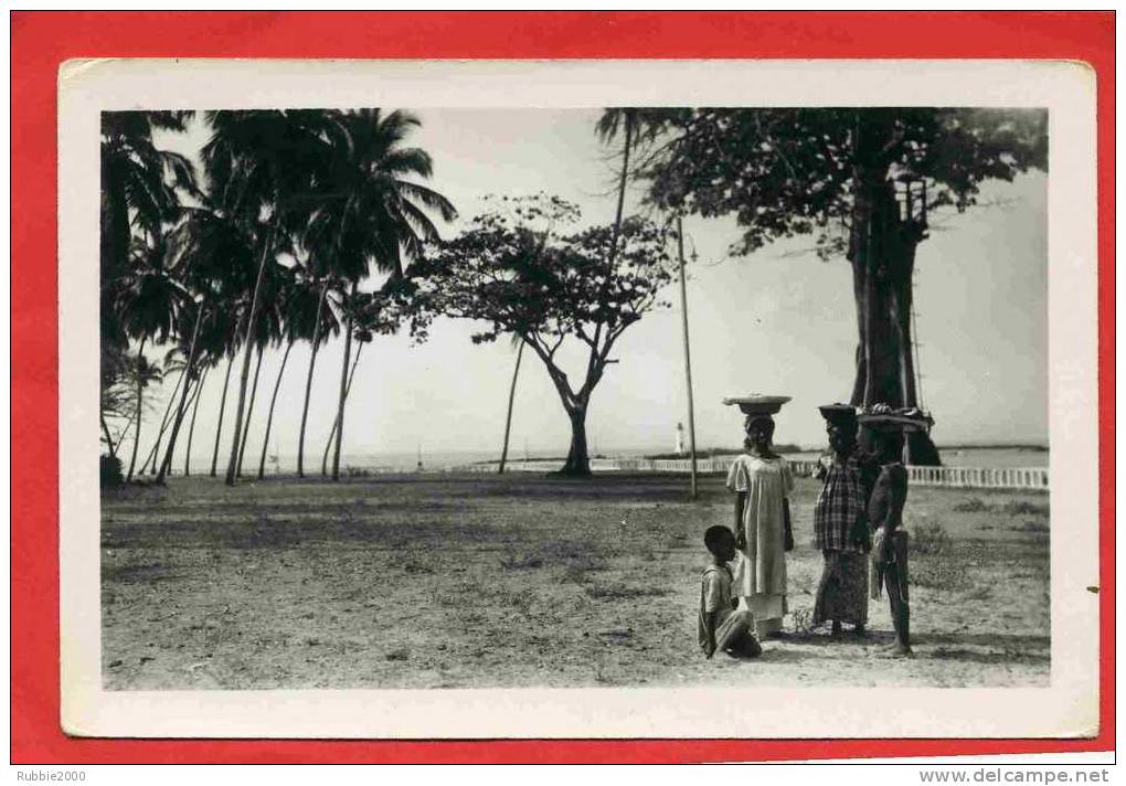 GUINEE CONAKRY CORNICHE CARTE PHOTO EN BON ETAT - Guinée Française