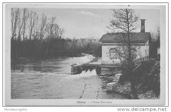 89 )fl) CHENY, L'usine électrique, Ed Picouet - Cheny