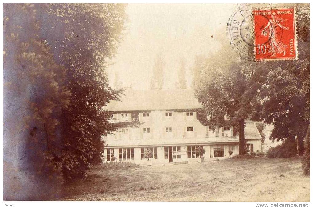 CHAMBOURCY - LE MANOIR "PAVILLON DE GRAMMONT" - SUPERBE CARTE PHOTO - Chambourcy