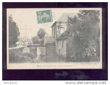 22326 Rue Le Moulin & La Croix De Jérusalem édit.poidevin Asselin   Belle Carte - Rue