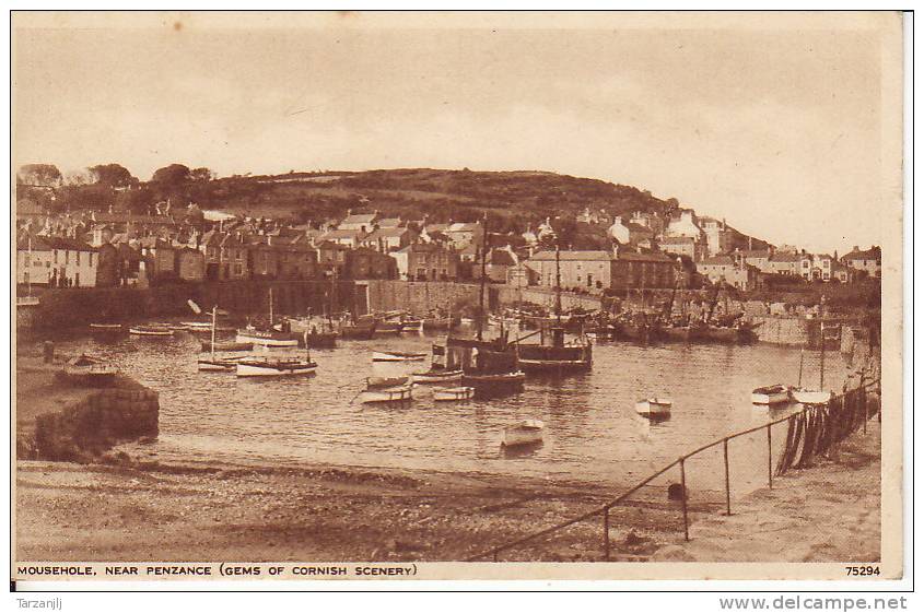 CPSM De Mousehole Near Penzance (Cornwall UK): Gems On Cornish Scenery - Other & Unclassified