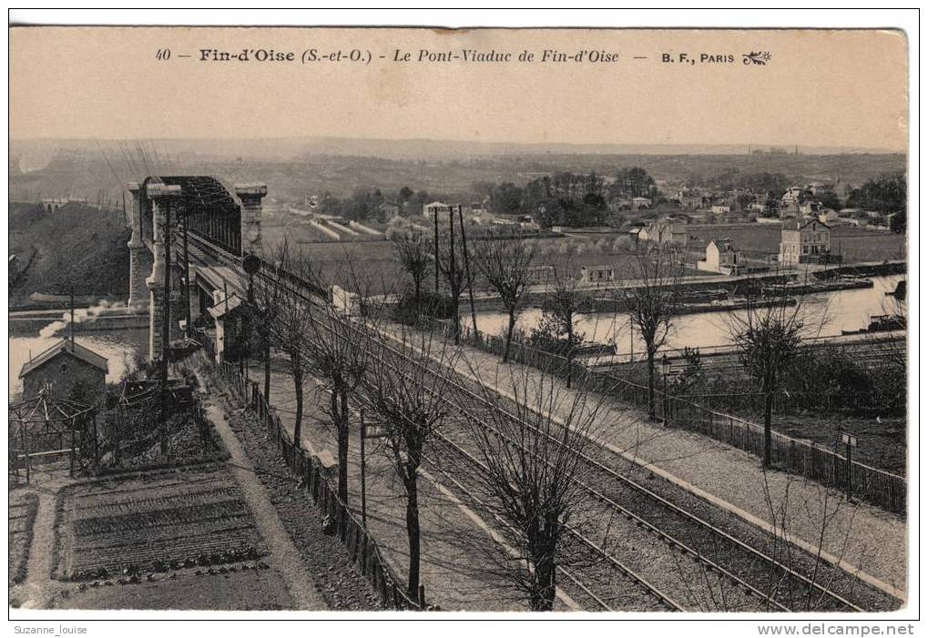 CPA **  Fin-d'Oise (S.-et-Oise) - Le Pont-Viaduc De Fin-d'Oise - Conflans Saint Honorine