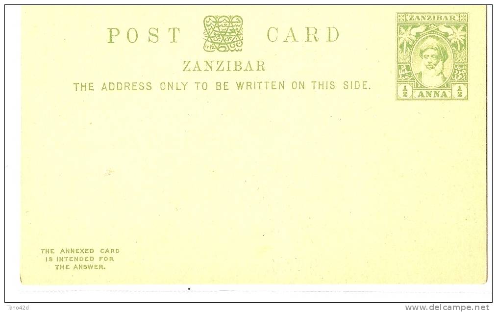 LVP4 - ZANZIBAR - EP CPRP 1/2 A VERT - NEUVE - Zanzibar (...-1963)