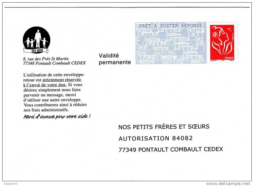 PAP Réponse Lamouche ITVF Nos Petits Frères Et Soeurs. Référence 0509271.TBE. - Prêts-à-poster: Réponse /Lamouche