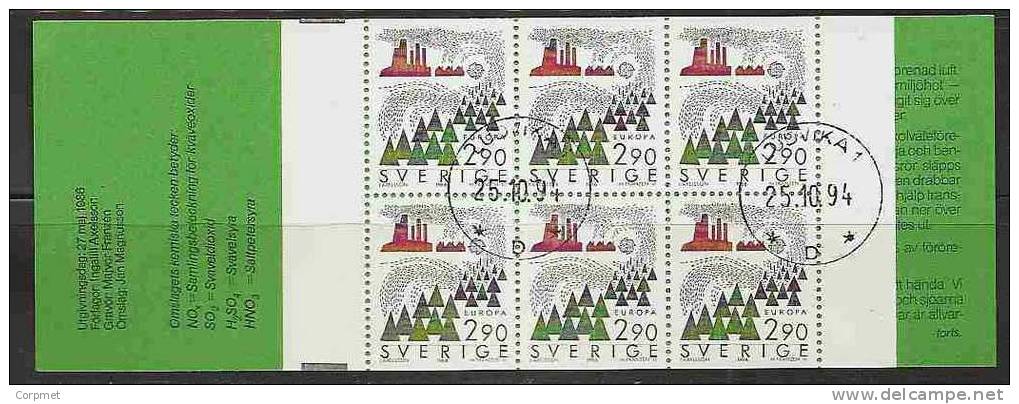 EUROPA-CEPT - SWEDEN 1986 - Carnet Yvert # C1378 - VF USED - 1986