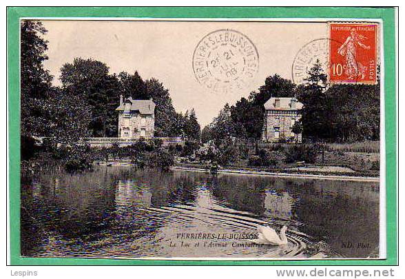 VERRIERES LE BUISSON --  Le Lac Et L'Avenue Cambacérés - Verrieres Le Buisson