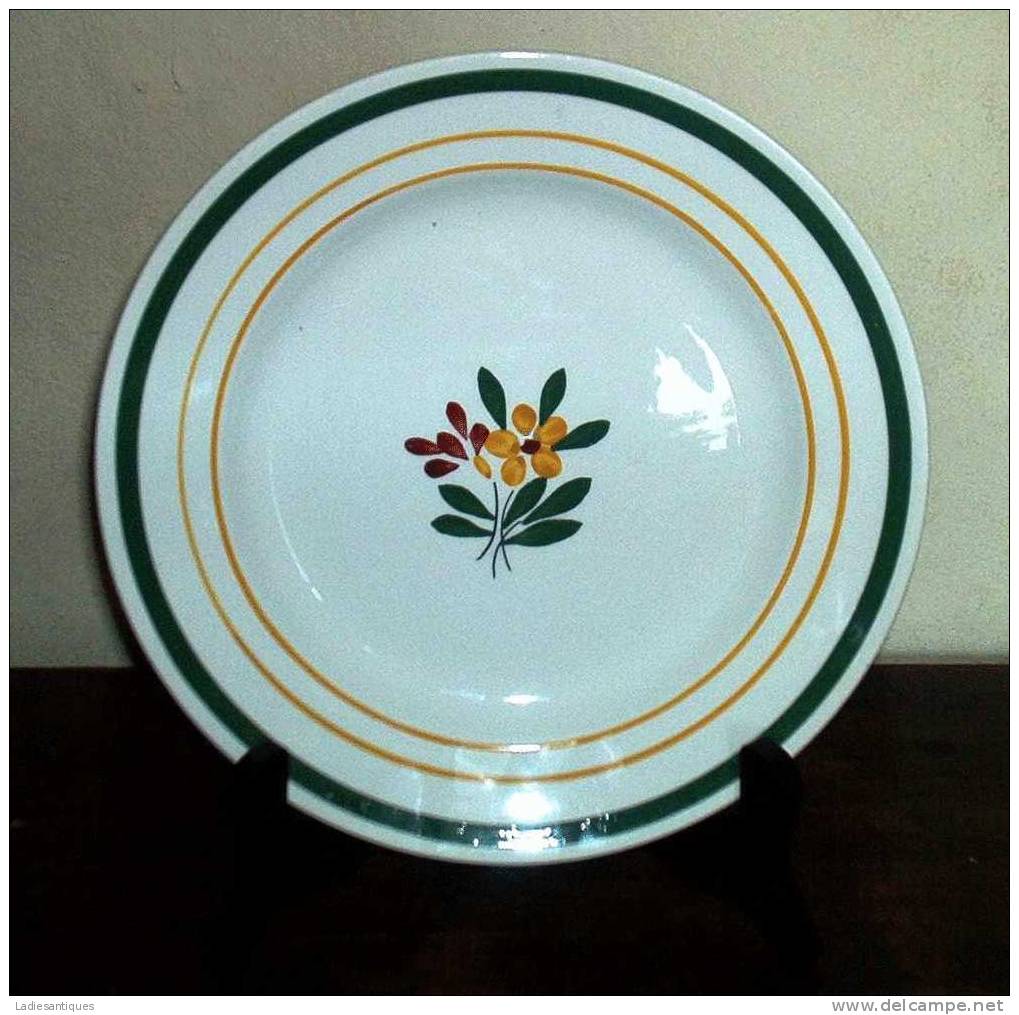 Gien Orval Assiette - Bord - Plate - AS 1808 - Gien (FRA)