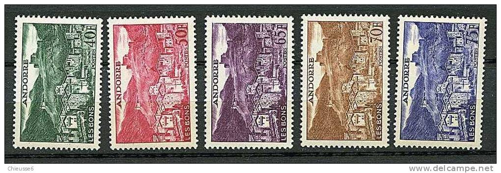 Andorre **  Nsérie 138 à 153 - Unused Stamps