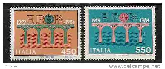 EUROPA-CEPT - ITALY 1984 - Yvert # 1618/9 - MNH - 1984