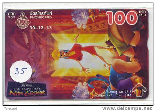 Telefoonkaart Disney EMPEROR´S NEW GROOVE Thailand. Phonecard Disney Thailand  - (35) - Disney