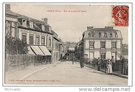 CPA 61 LAIGLE - Rue De La Gare ( 2e Serie) - L'Aigle