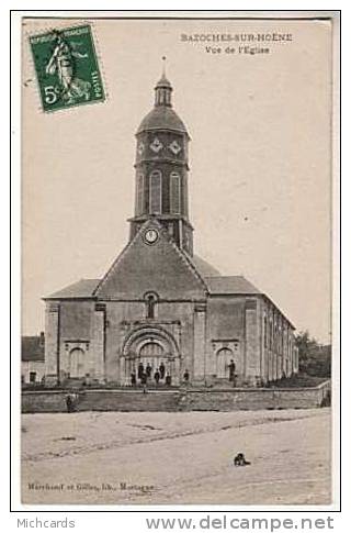 CPA 61 BAZOCHES SUR HOENE - Vue De L Eglise - Bazoches Sur Hoene