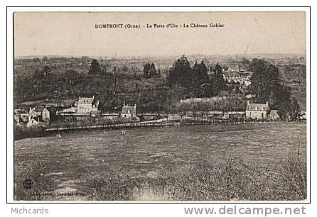 CPA 61 DOMFRONT - La Patte D Oie - Le Chateau Gohier - Domfront